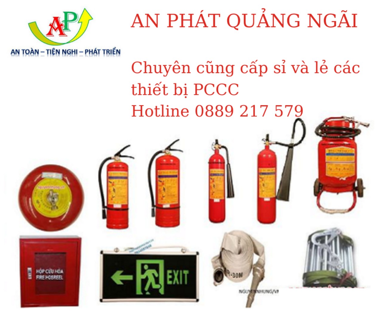 Trang Thiết Bị PCCC – Công Ty TNHH MTV Xây Dựng Phát Triển Thương Mại An Phát