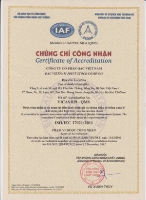 VPĐD – Công Ty Cổ Phần QAC Việt Nam