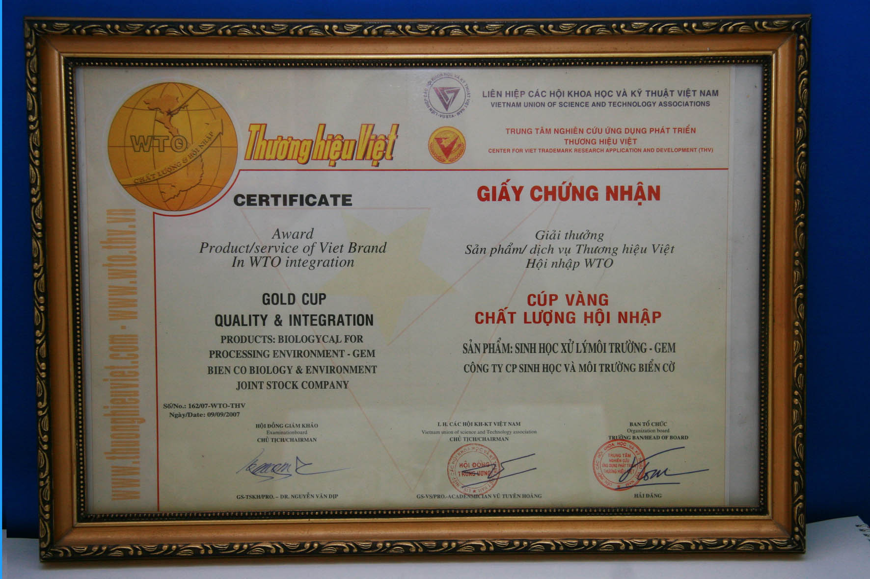 Công Ty Cổ Phần Sinh Học Môi Trường Biển Cờ