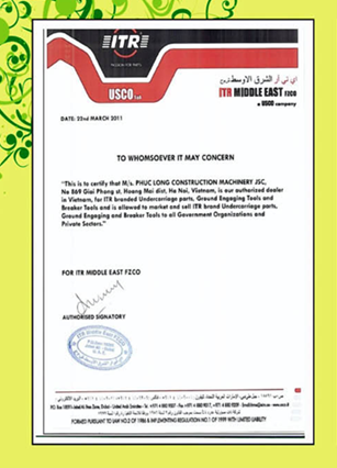 Phụ Tùng Máy Công Trình Phúc Long – Công Ty Cổ Phần Máy Công Trình Phúc Long