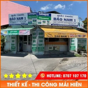 Thi Công Mái Hiên Lục Giác – Công Ty Cổ Phần Thiết Kế Quảng Cáo Lục Giác