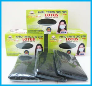 Khẩu Trang Y tế Lotus – Công Ty TNHH Sản Xuất Và Kinh Doanh XNK Trường Giang